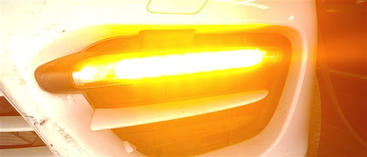 Thumbnail 2: 2013-2014 PORSCHE CAYENNE (958) FRONT LEFT TURN SIGNAL DRL DAYTIME RUNNING LIGHT