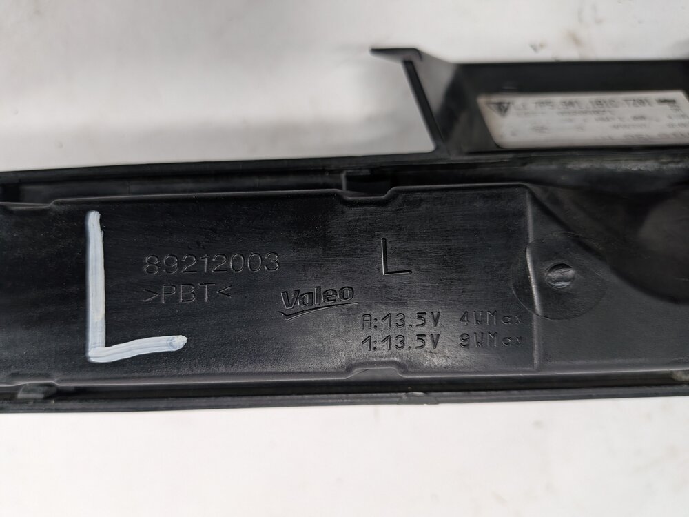 Thumbnail 9: 2013-2014 PORSCHE CAYENNE (958) FRONT LEFT TURN SIGNAL DRL DAYTIME RUNNING LIGHT