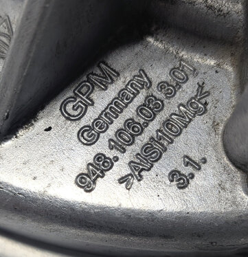 Thumbnail 9: 2013-2014 PORSCHE CAYENNE (958) 4.8L M48.02 ENGINE MECHANICAL WATER COOLANT PUMP