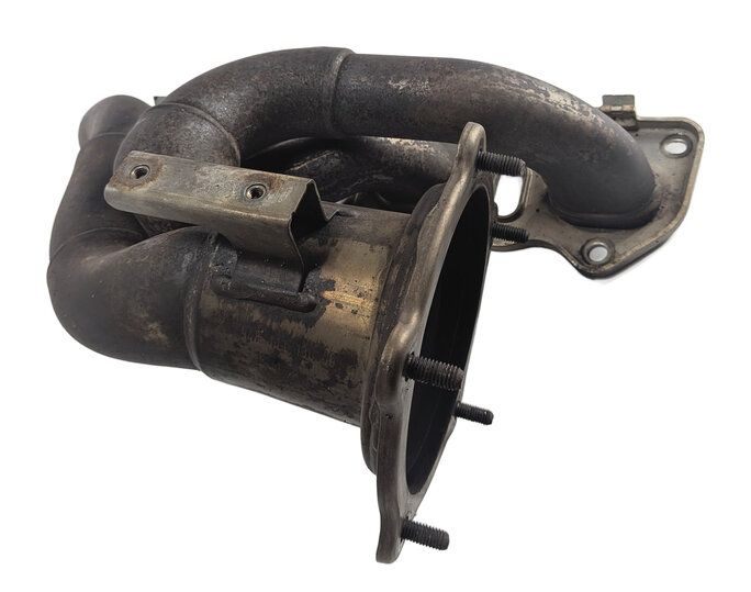 Thumbnail 3: 08-14 PORSCHE CAYENNE 958 4.8L M48 NON-TURBO EXHAUST MANIFOLD LEFT/RIGHT SET/2