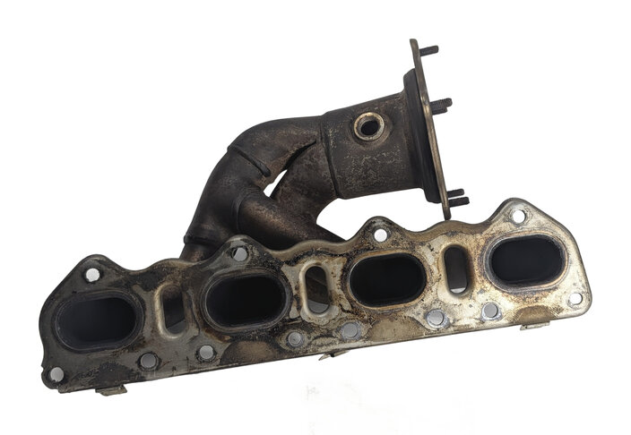 Thumbnail 7: 08-14 PORSCHE CAYENNE 958 4.8L M48 NON-TURBO EXHAUST MANIFOLD LEFT/RIGHT SET/2