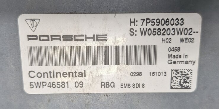 Thumbnail 7: 11-14 PORSCHE CAYENNE (958) 4.8L M48.02 V8 ENGINE CONTROL MODULE COMPUTER