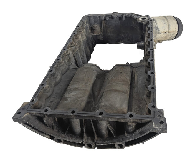 Thumbnail 3: 2011-2018 PORSCHE CAYENNE (958) 4.8L (M48.52) TURBO UPPER ENGINE OIL PAN