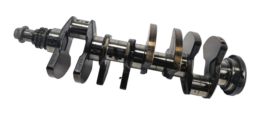 Thumbnail 2: 2013-2014 PORSCHE CAYENNE (958) 4.8L M48.02 V8 ENGINE CRANKSHAFT CRANK SHAFT