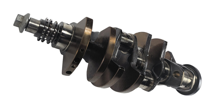 Thumbnail 5: 2013-2014 PORSCHE CAYENNE (958) 4.8L M48.02 V8 ENGINE CRANKSHAFT CRANK SHAFT
