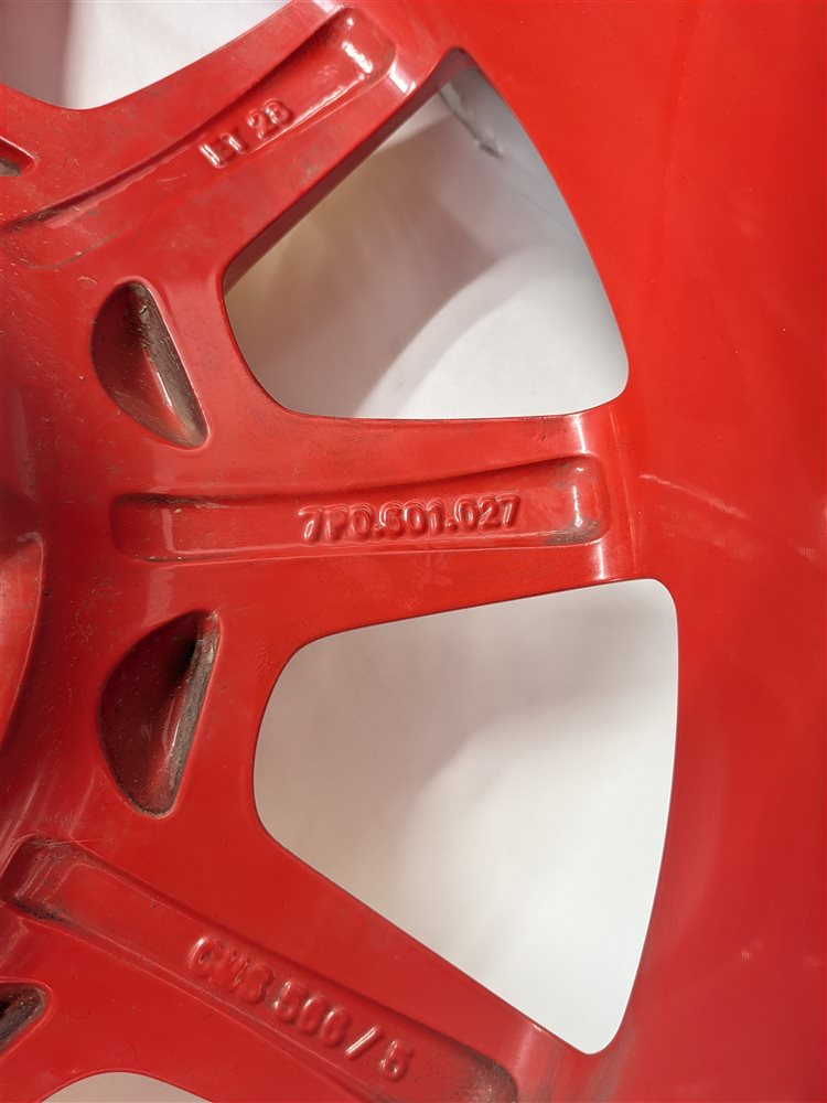 Thumbnail 6: 20123-2018 PORSCHE CAYENNE (958) 18x6.5 ALUMINUM ALLOY WHEEL SPARE TIRE (RED)