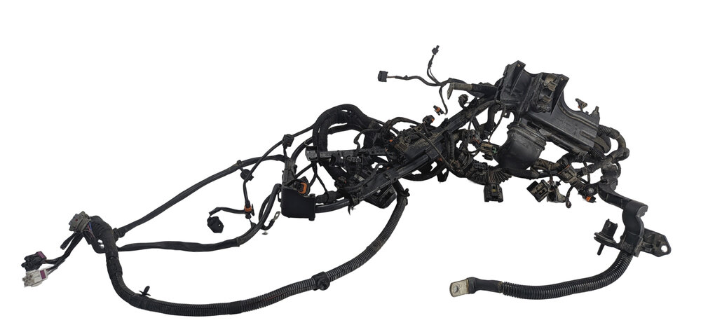 2014 PORSCHE CAYENNE 958 4.8L NON-TURBO M48.02 ENGINE WIRE WIRING HARNESS LOOM