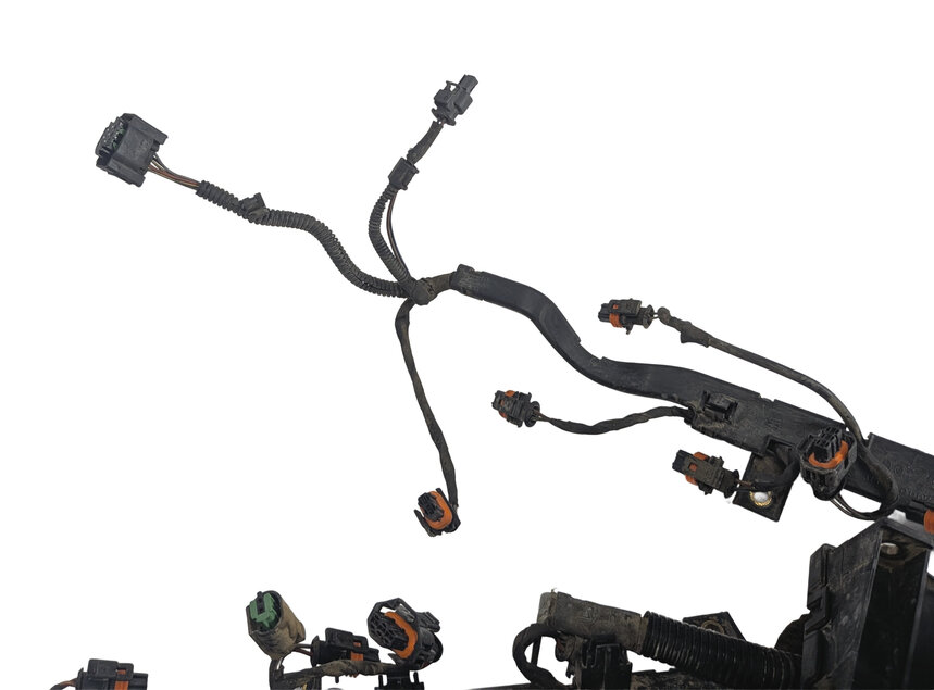 Thumbnail 10: 2014 PORSCHE CAYENNE 958 4.8L NON-TURBO M48.02 ENGINE WIRE WIRING HARNESS LOOM