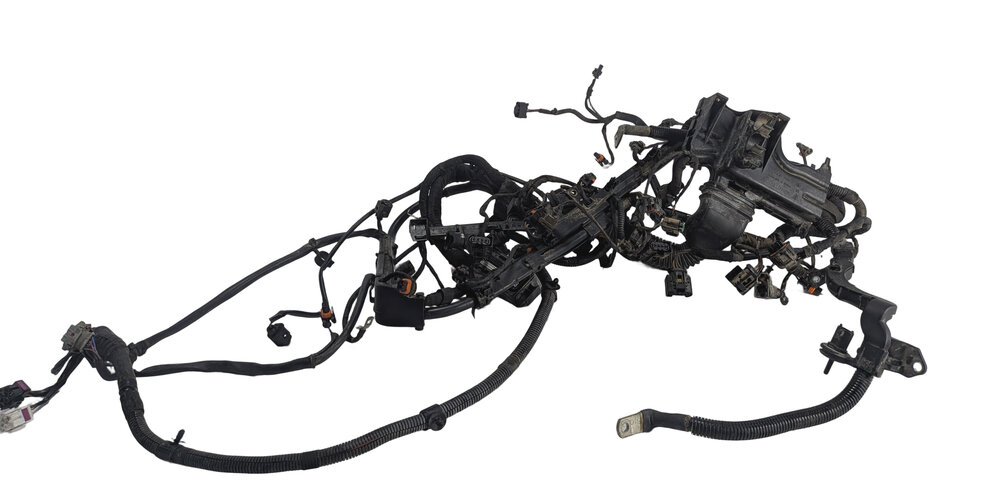 Thumbnail 2: 2014 PORSCHE CAYENNE 958 4.8L NON-TURBO M48.02 ENGINE WIRE WIRING HARNESS LOOM