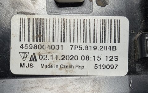 Thumbnail 7: 2014 PORSCHE CAYENNE (958) REAR RIGHT CENTER CONSOLE HEAT AIR AC VENT (Black)