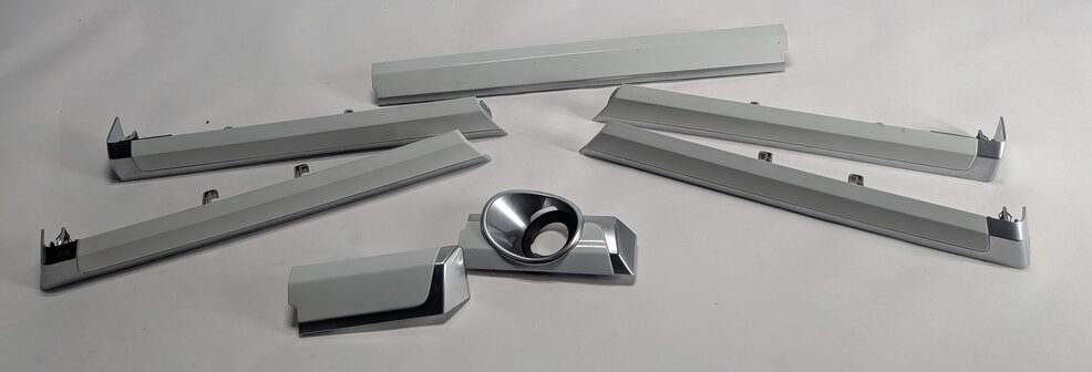 Thumbnail 2: 2014 PORSCHE CAYENNE (958) INTERIOR DOOR DASH IGNITION TRIM SET/7 (Pure White)