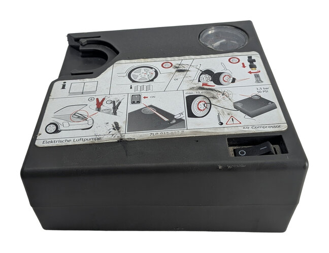 Thumbnail 4: 2014 PORSCHE CAYENNE (958) EMERGENCY TIRE MOBILITY KIT AIR COMPRESSOR INFLATOR