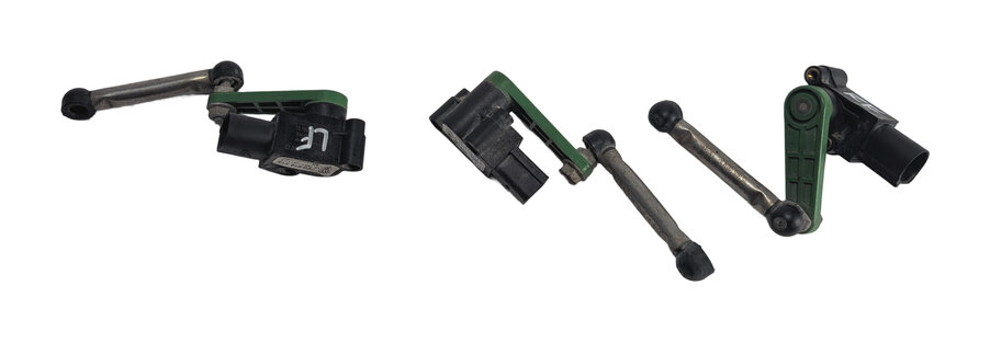 Thumbnail 2: 14 PORSCHE CAYENNE 958 FRONT LEFT/RIGHT REAR SUSPENSION RIDE HEIGHT SENSOR SET/3