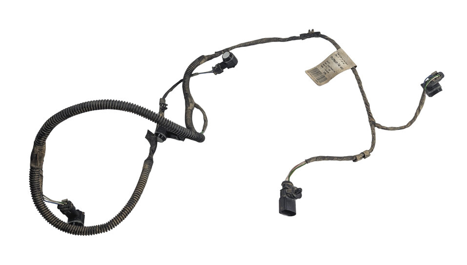 Thumbnail 2: 2014 PORSCHE CAYENNE 958 REAR PARK ASSIST PDC SENSORS SET/4 WIRE HARNESS (White)