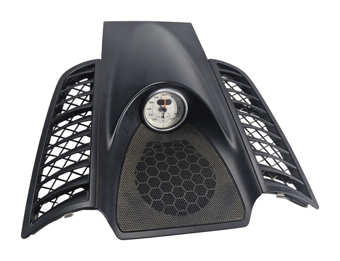 2014 PORSCHE CAYENNE 958 SPORT CHRONO CLOCK DASH AC VENTS SPEAKER GRILLE (Black)