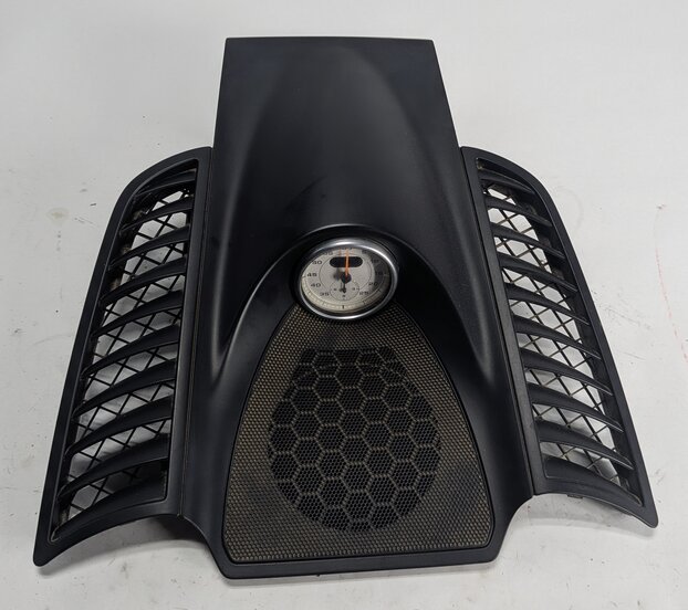Thumbnail 2: 2014 PORSCHE CAYENNE 958 SPORT CHRONO CLOCK DASH AC VENTS SPEAKER GRILLE (Black)