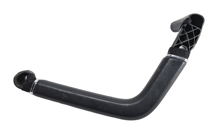 Thumbnail 2: 2014 PORSCHE CAYENNE 958 REAR LEFT DOOR PANEL PULL GRAB HANDLE BLACK LEATHER OEM
