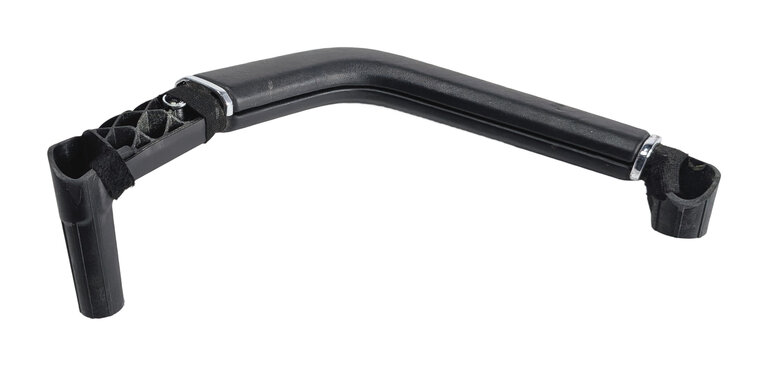 Thumbnail 4: 2014 PORSCHE CAYENNE 958 REAR LEFT DOOR PANEL PULL GRAB HANDLE BLACK LEATHER OEM