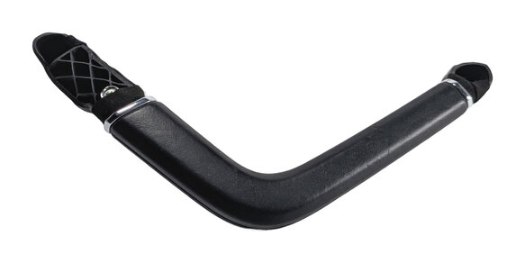 2014 PORSCHE CAYENNE 958 REAR RIGHT DOOR PANEL PULL GRAB HANDLE BLACK LEATHER