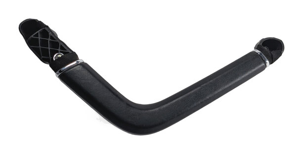 Thumbnail 2: 2014 PORSCHE CAYENNE 958 REAR RIGHT DOOR PANEL PULL GRAB HANDLE BLACK LEATHER