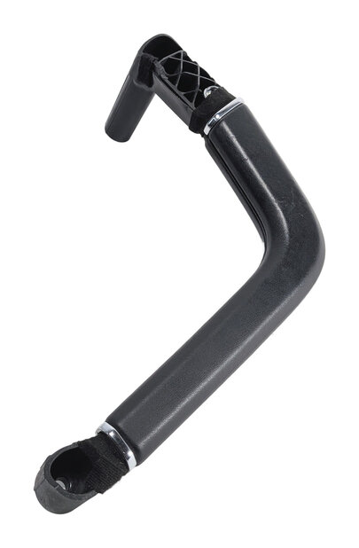 Thumbnail 3: 2014 PORSCHE CAYENNE 958 FRONT LEFT DOOR PANEL PULL GRAB HANDLE BLACK LEATHER