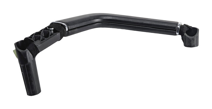 Thumbnail 4: 2014 PORSCHE CAYENNE 958 FRONT LEFT DOOR PANEL PULL GRAB HANDLE BLACK LEATHER