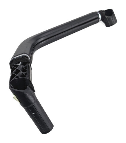 Thumbnail 5: 2014 PORSCHE CAYENNE 958 FRONT LEFT DOOR PANEL PULL GRAB HANDLE BLACK LEATHER