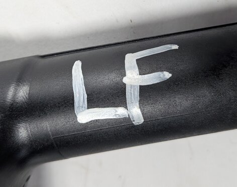 Thumbnail 7: 2014 PORSCHE CAYENNE 958 FRONT LEFT DOOR PANEL PULL GRAB HANDLE BLACK LEATHER