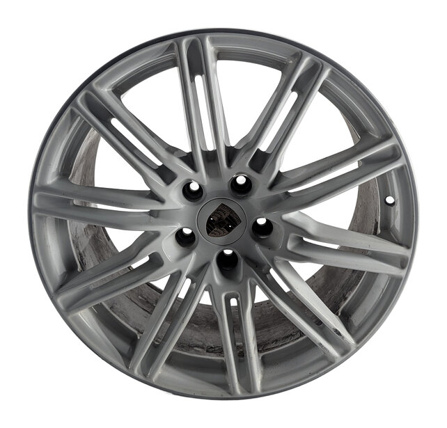 2011-2018 PORSCHE CAYENNE (958) 21x10 10 DOUBLE 20-SPOKE ALUMINUM WHEEL RIM