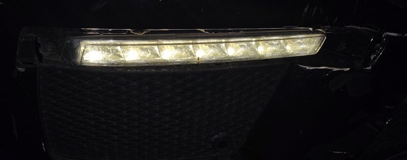 Thumbnail 2: 2012-2016 MERCEDES GL350 GL450 GL550 GL63 ML63 (W166 X166) RIGHT DRL FOGLIGHT