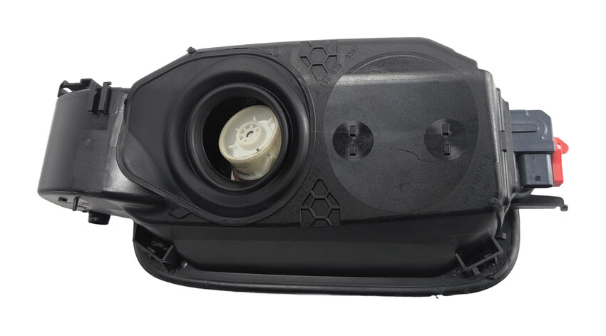 Thumbnail 6: 13-19 MERCEDES GL GLS CLASS (X166) FUEL TANK DOOR LID w/HOUSING GAS CAP (Black)