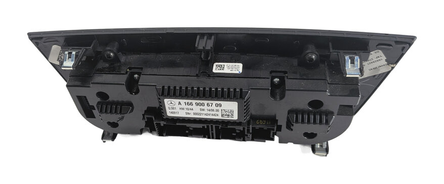 Thumbnail 4: 14-19 MERCEDES GL GLS (X166 W166) FRONT HEATER AC CLIMATE CONTROL & TRIM (BLACK)