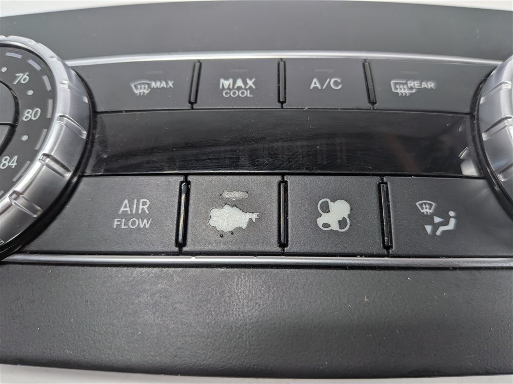 Thumbnail 6: 14-19 MERCEDES GL GLS (X166 W166) FRONT HEATER AC CLIMATE CONTROL & TRIM (BLACK)