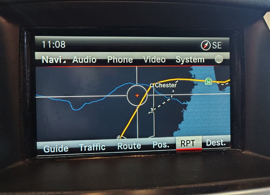 15-16 MERCEDES GL350 GL450 GL550 (X166) FRONT GPS NAVIGATION DISPLAY SCREEN 7"