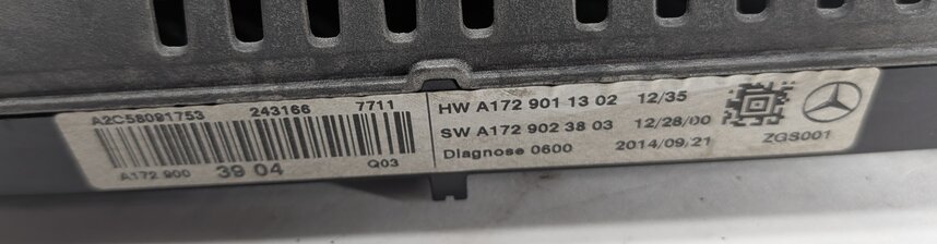 Thumbnail 9: 15-16 MERCEDES GL350 GL450 GL550 (X166) FRONT GPS NAVIGATION DISPLAY SCREEN 7"