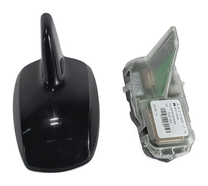 Thumbnail 3: 12-20 MERCEDES GL GLA GLE ML SL SLK SLC CLA ROOF SHARK FIN ANTENNA (Black)