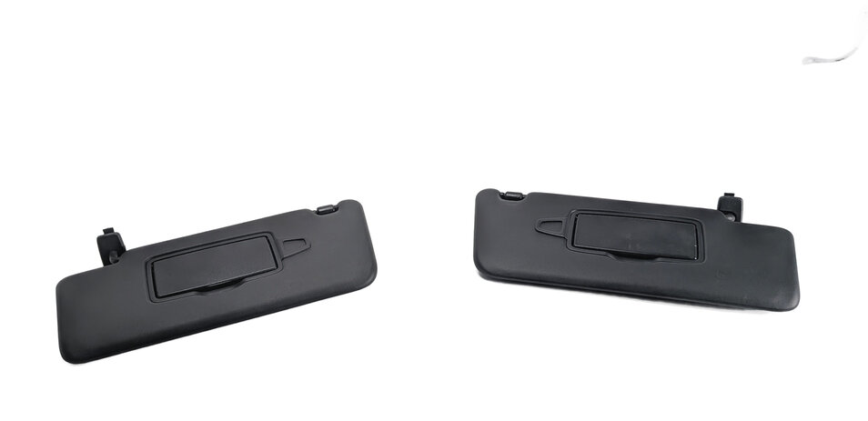 2013-2019 MERCEDES GL350 GL450 GL550 GLS (W166 X166) FRONT SUNVISOR SET (Black)