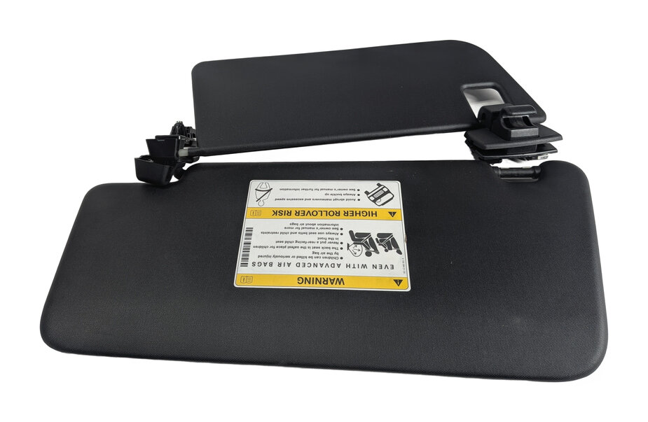 Thumbnail 5: 2013-2019 MERCEDES GL350 GL450 GL550 GLS (W166 X166) FRONT SUNVISOR SET (Black)