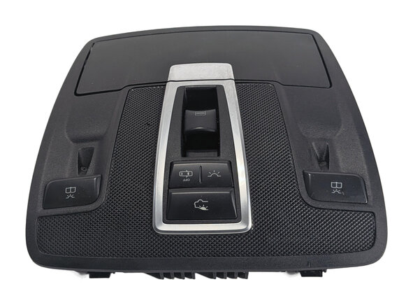Thumbnail 5: 12-16 MERCEDES GL ML (X166 W166) INTERIOR OVERHEAD DOME MAP LIGHT LAMP (Black)