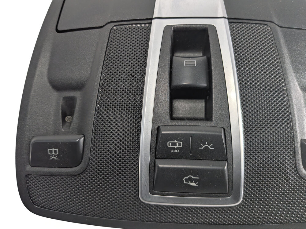 Thumbnail 9: 12-16 MERCEDES GL ML (X166 W166) INTERIOR OVERHEAD DOME MAP LIGHT LAMP (Black)