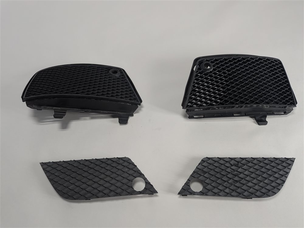 Thumbnail 2: 13-16 MERCEDES GL350 GL450 GL550 X166 SPORT FRONT LOWER BUMPER GRILLE END SET/4