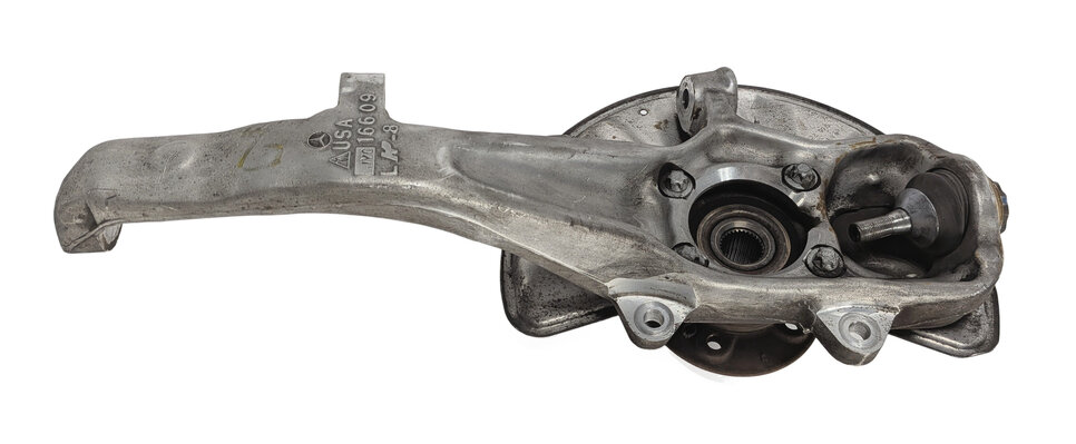 Thumbnail 4: 12-19 MERCEDES GL GLE GLS ML (W166 X166) FRONT LEFT SPINDLE KNUCKLE WHEEL HUB