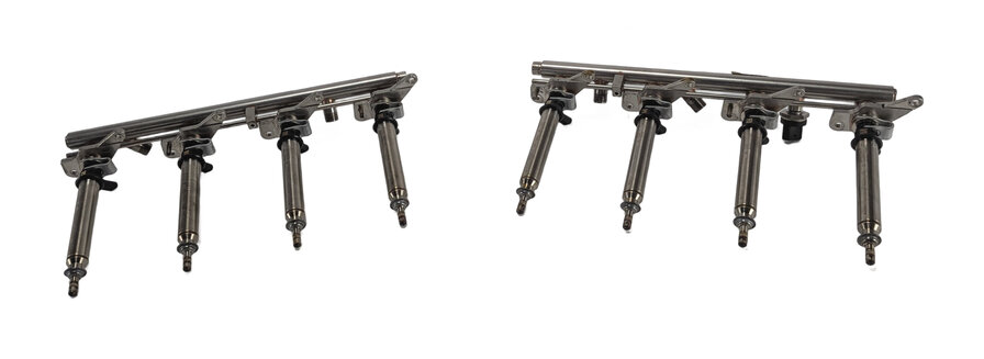 Thumbnail 2: 14-16 MERCEDES GL550 ML550 W166 X166 4.6L M278 FUEL INJECTOR SET/8 w/FUEL RAILS