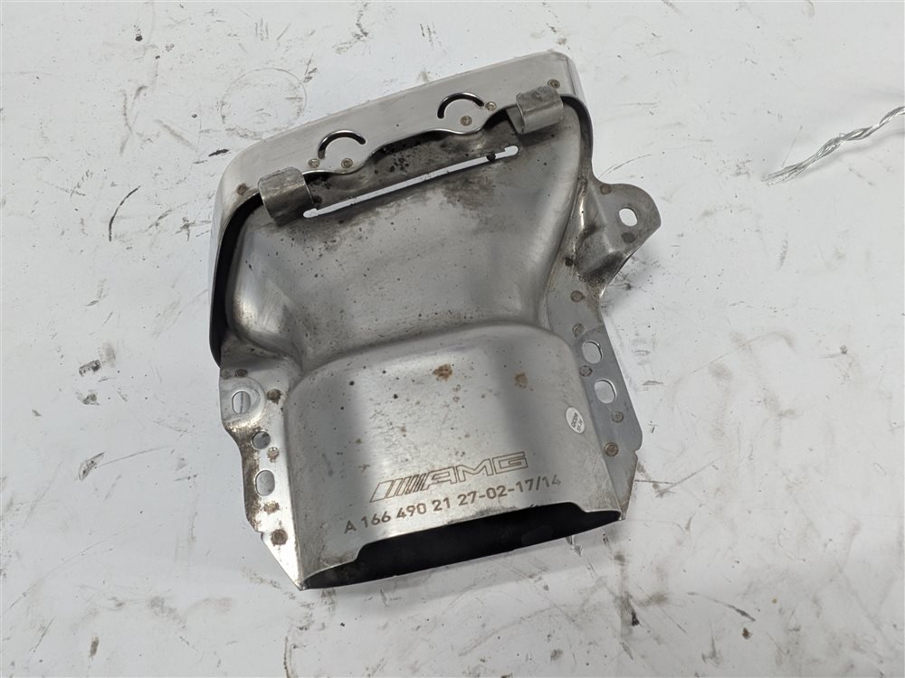 Thumbnail 6: 13-19 MERCEDES GL GLS ML (X166) 4.6L REAR LEFT & RIGHT MUFFLER EXHAUST TIP SET 2