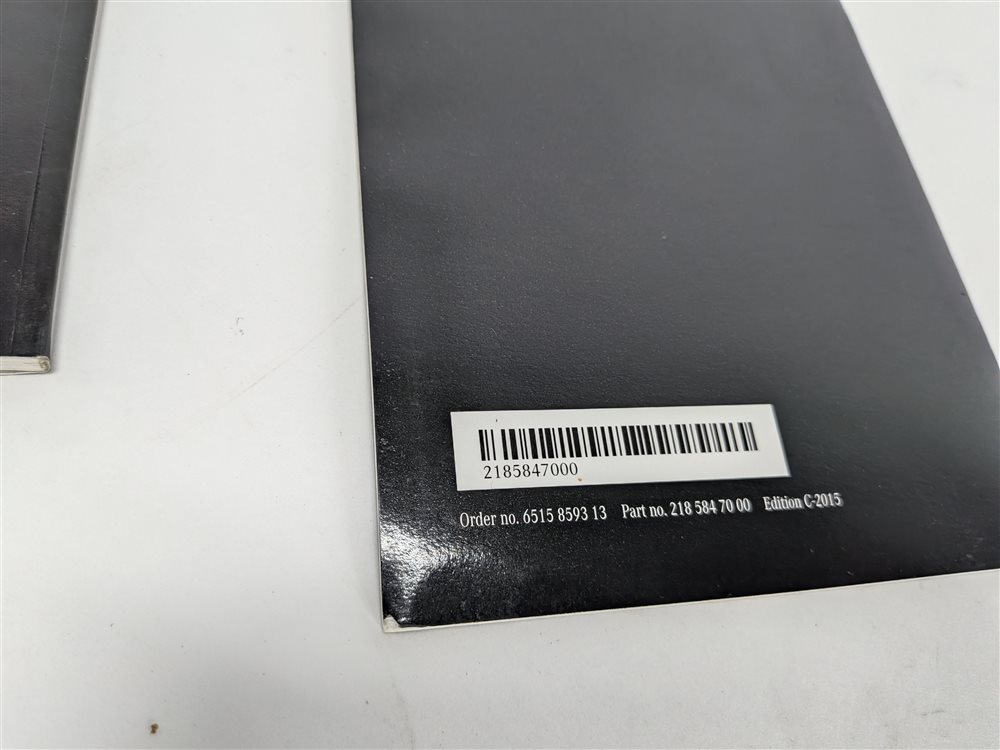 Thumbnail 10: 2015 MERCEDES GL550 (X166) 4.6L OWNER'S MANUAL BOOKLET SET/5 w/ DOCUMENT CASE