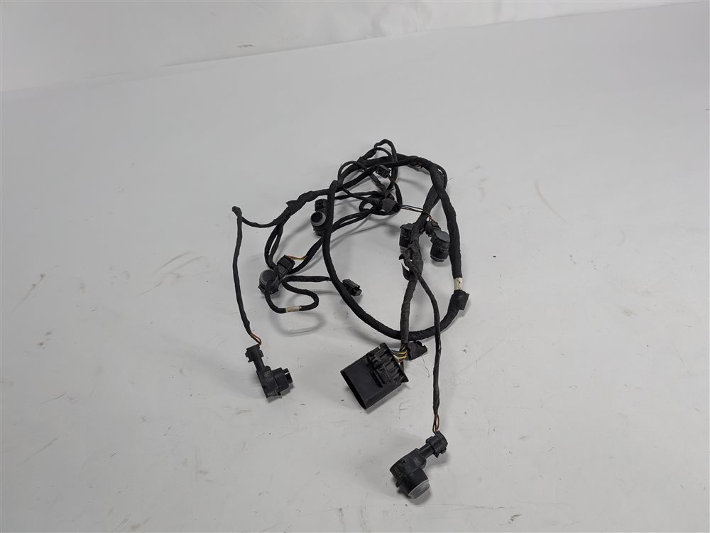 2015 MERCEDES GL550 (X166) FRONT PARK ASSIST PDC SENSOR SET/6 w/ HARNESS (Black)