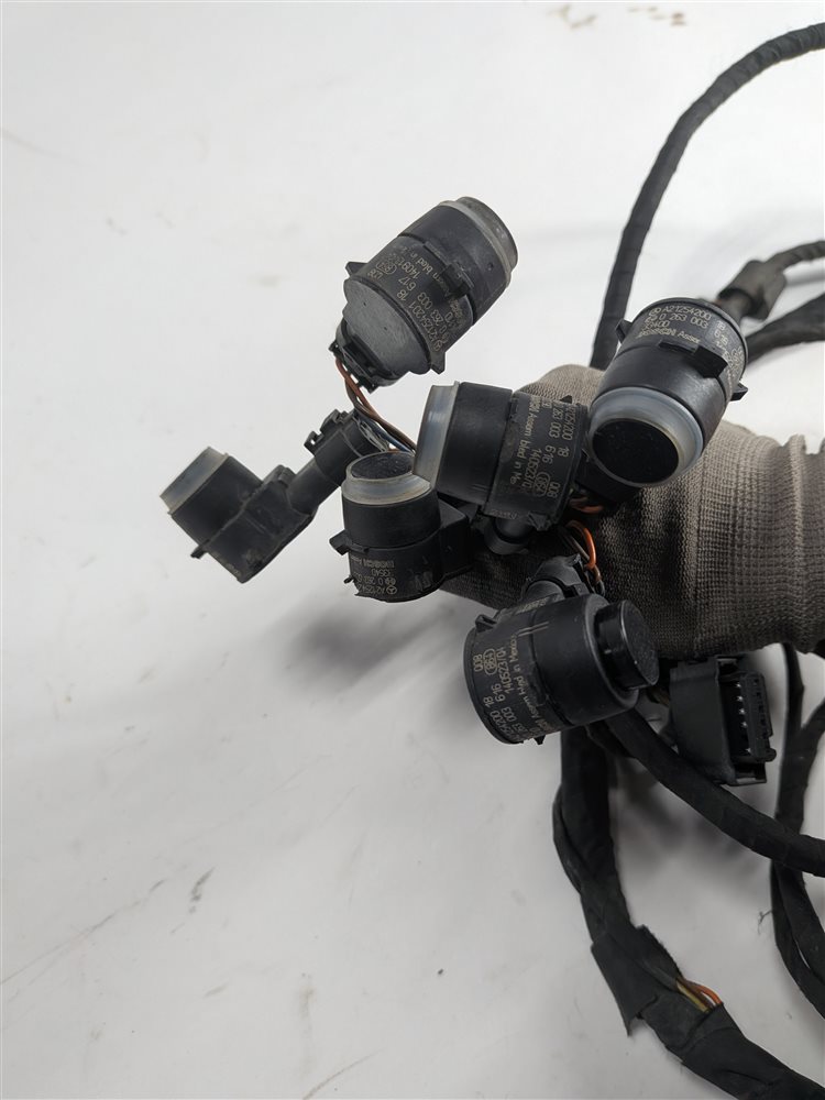 Thumbnail 5: 2015 MERCEDES GL550 (X166) FRONT PARK ASSIST PDC SENSOR SET/6 w/ HARNESS (Black)
