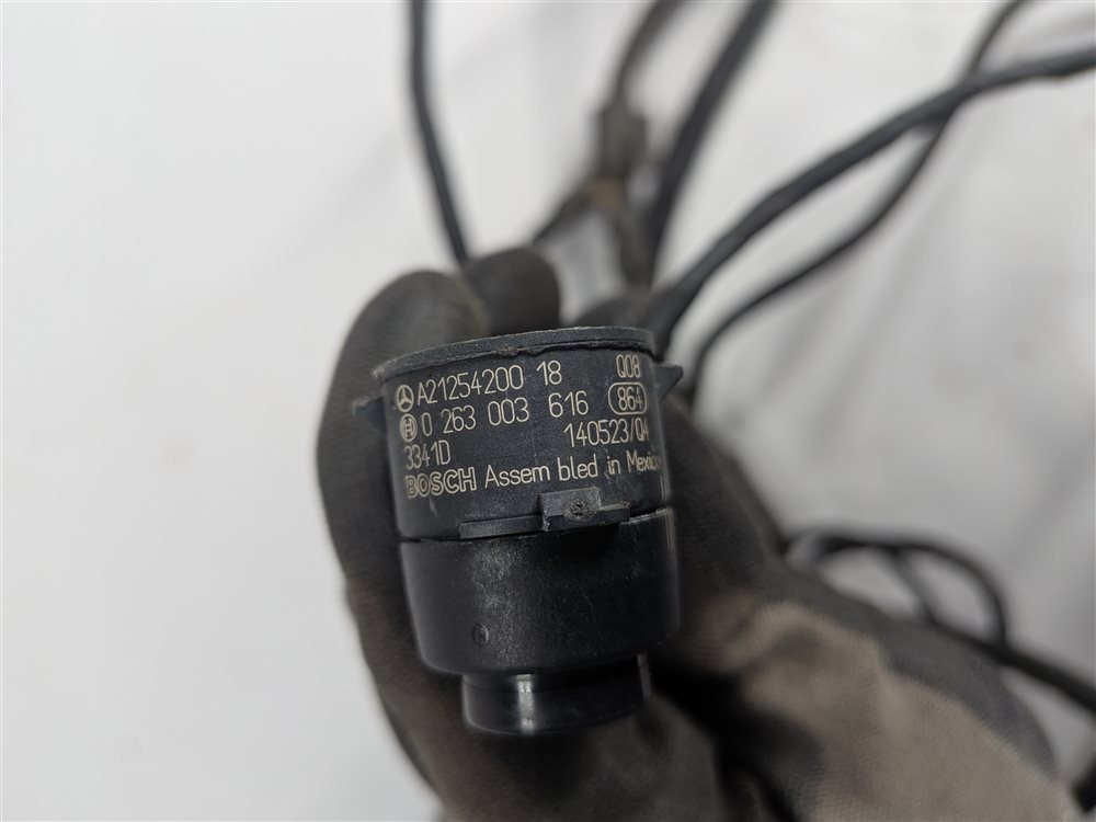 Thumbnail 6: 2015 MERCEDES GL550 (X166) FRONT PARK ASSIST PDC SENSOR SET/6 w/ HARNESS (Black)
