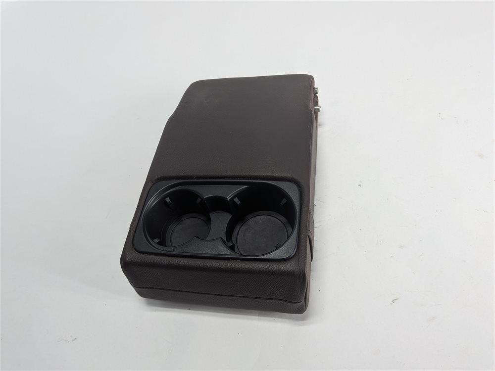 Thumbnail 6: 2015 MERCEDES GL550 X166 REAR CENTER 2ND ROW SEAT ARMREST w/ CUP HOLDER (Brown)