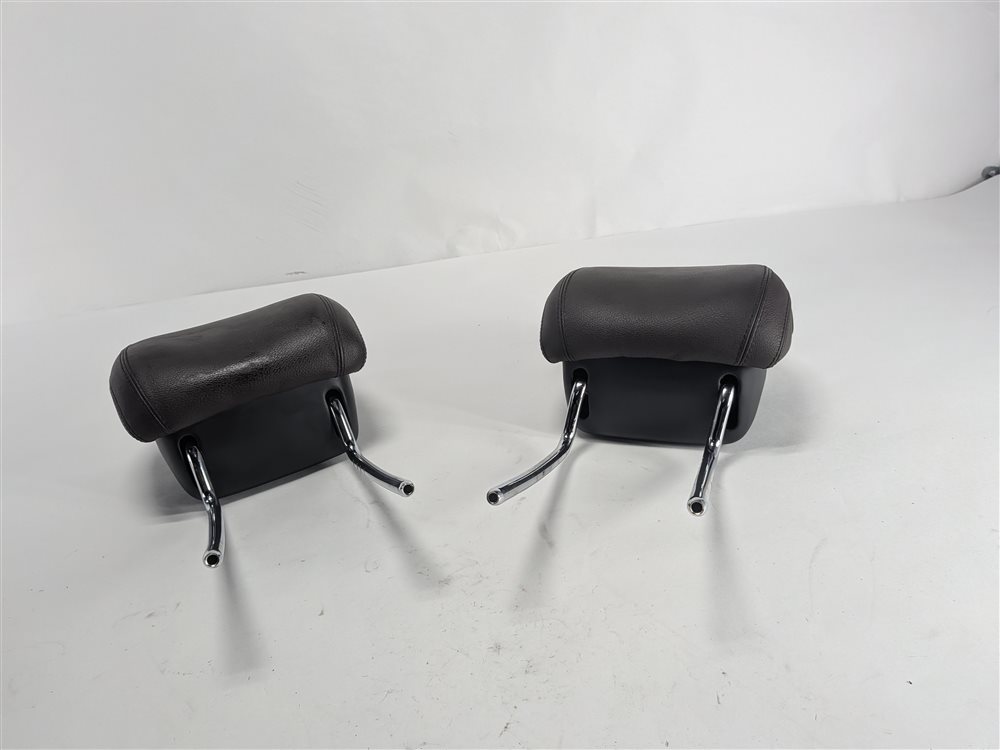 2015 MERCEDES GL550 X166 FRONT LEFT & RIGHT SEAT HEADREST SET/2 LEATHER (Brown)